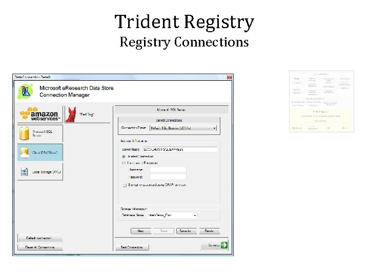 Trident Registry Connections 
