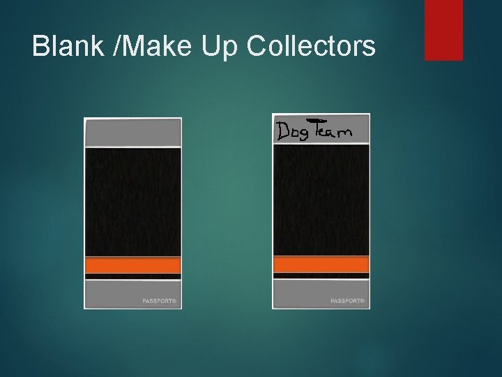 Blank /Make Up Collectors 