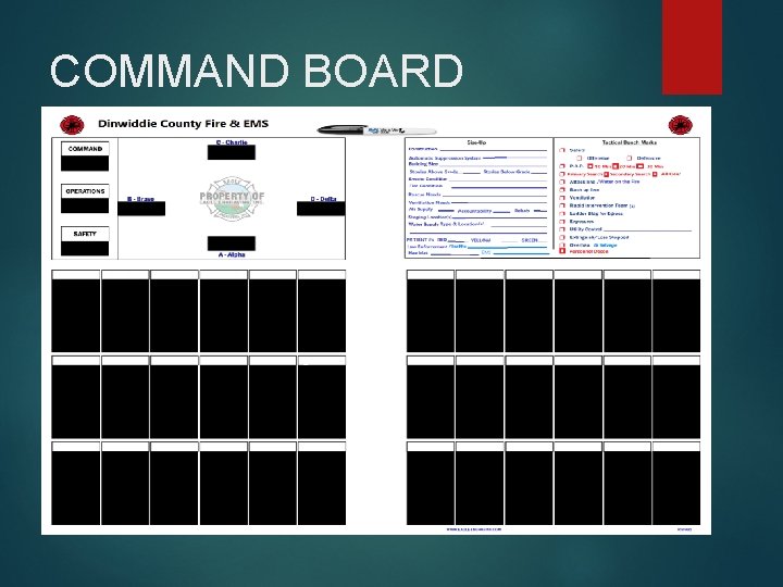 COMMAND BOARD 