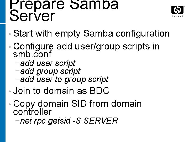 Advanced Samba Administration Part 3 Server Migration Tim