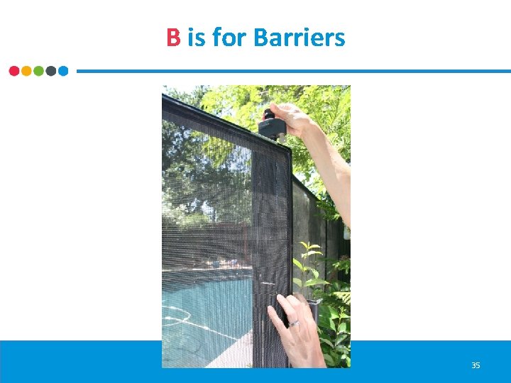 B is for Barriers 35 