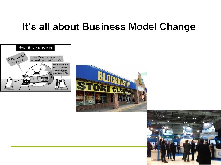 It’s all about Business Model Change 