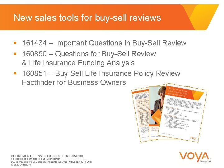 New sales tools for buy-sell reviews § 161434 – Important Questions in Buy-Sell Review