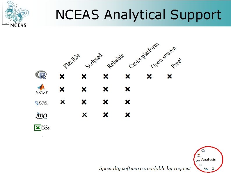 NCEAS Analytical Support 