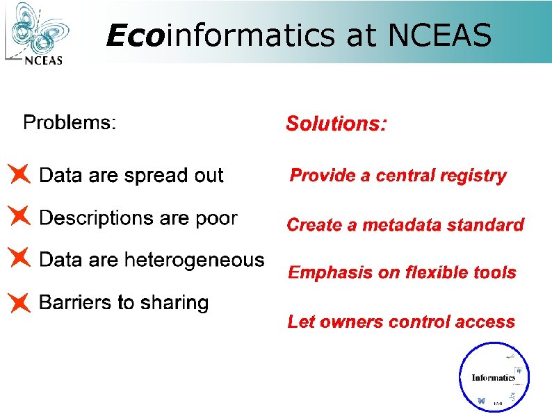 Ecoinformatics at NCEAS 