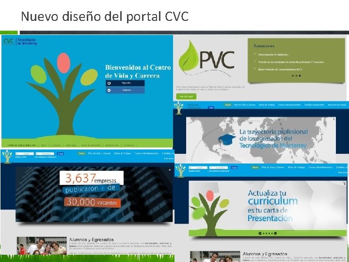 Nuevo diseño del portal CVC 