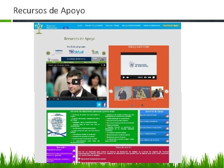 Recursos de Apoyo 