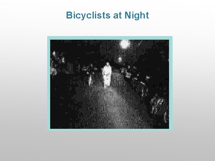 Bicyclists at Night 