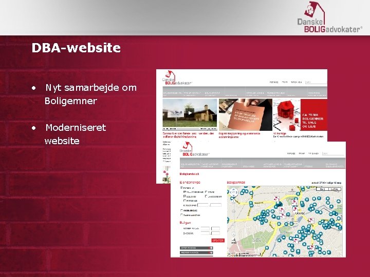 DBA-website • Nyt samarbejde om Boligemner • Moderniseret website 