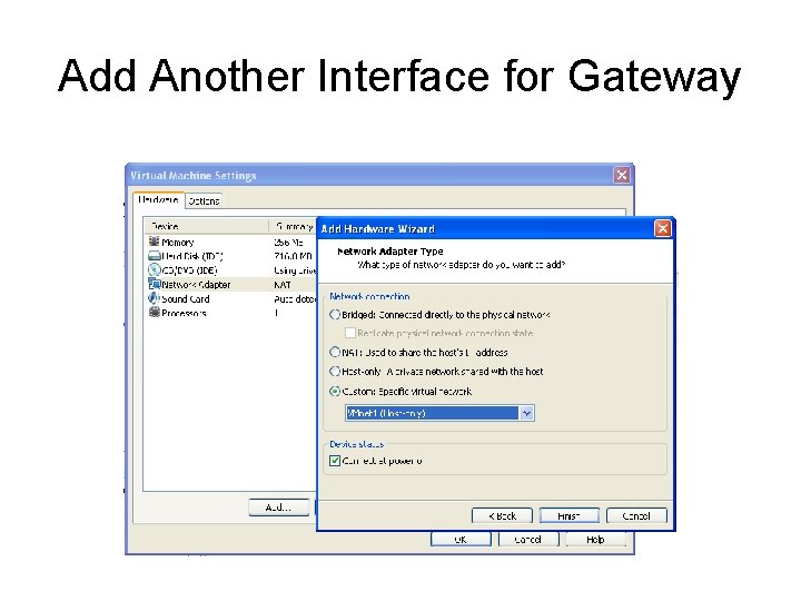 Add Another Interface for Gateway 