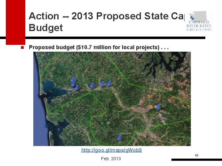 Action -- 2013 Proposed State Capital Budget n Proposed budget ($10. 7 million for