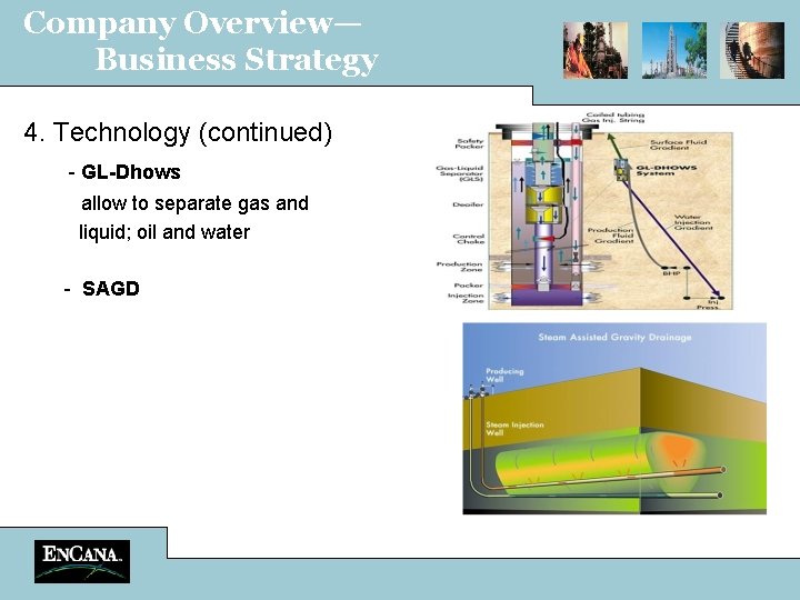 Company Overview— Business Strategy 4. Technology (continued) - GL-Dhows allow to separate gas and