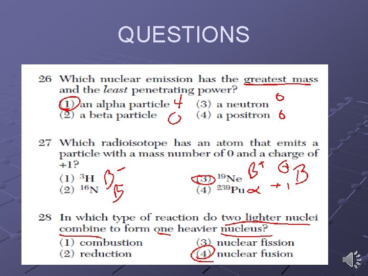 QUESTIONS QUESTIONS
