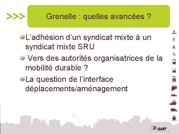 Grenelle : quelles avancées ? L’adhésion d’un syndicat mixte à un syndicat mixte SRU