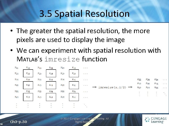 3. 5 Spatial Resolution • The greater the spatial resolution, the more pixels are 3. 5 Spatial Resolution • The greater the spatial resolution, the more pixels are