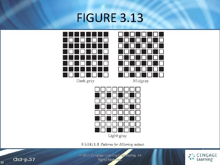 FIGURE 3. 13 33 Ch 3 -p. 57 © 2010 Cengage Learning Engineering. All FIGURE 3. 13 33 Ch 3 -p. 57 © 2010 Cengage Learning Engineering. All