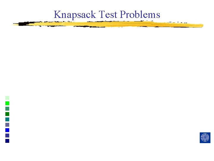 Knapsack Test Problems 
