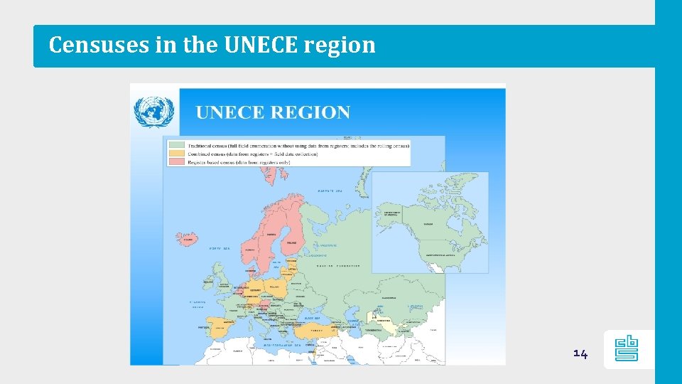 Censuses in the UNECE region 14 