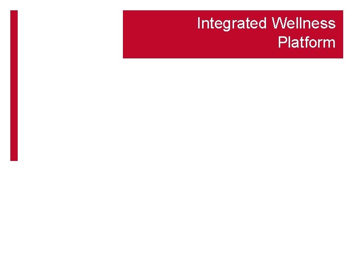 Integrated Wellness Platform 