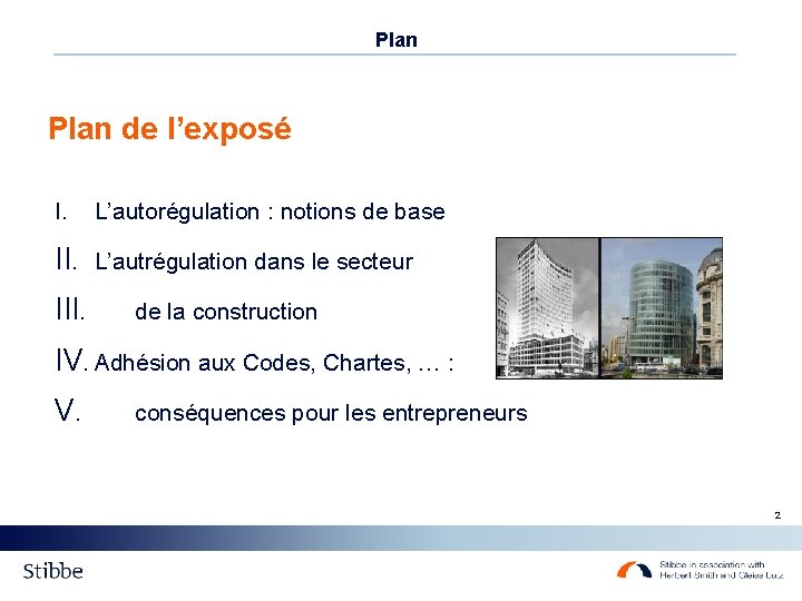 Plan de l’exposé I. L’autorégulation : notions de base II. L’autrégulation dans le secteur