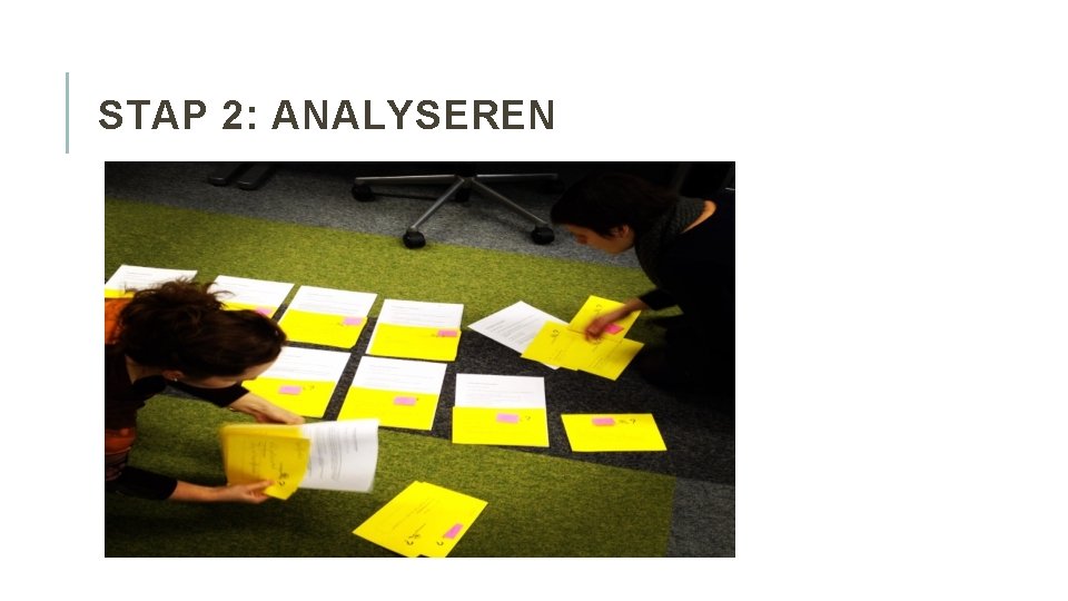 STAP 2: ANALYSEREN 