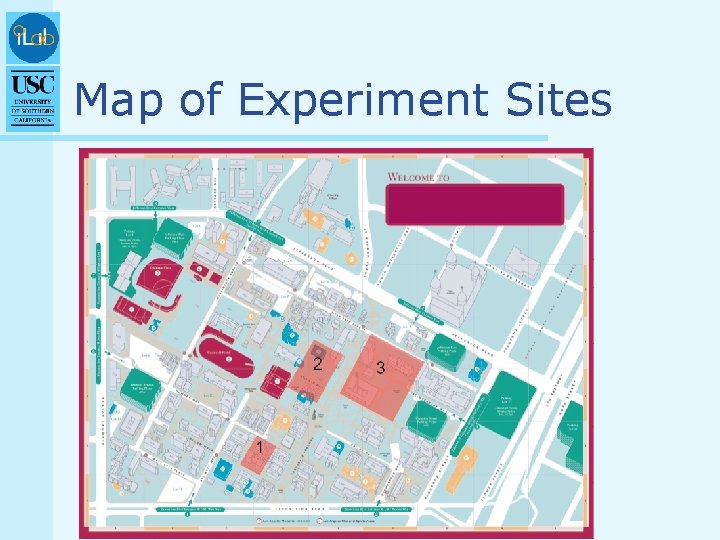 Map of Experiment Sites 