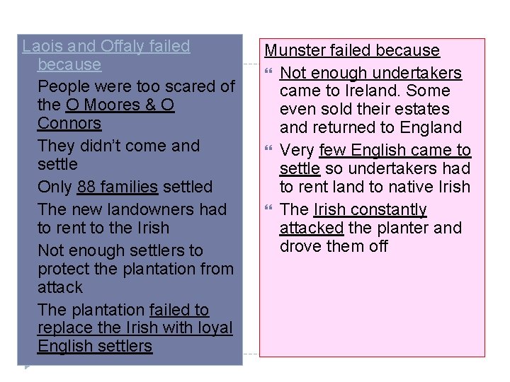 Laois and Offaly failed because People were too scared of the O Moores &