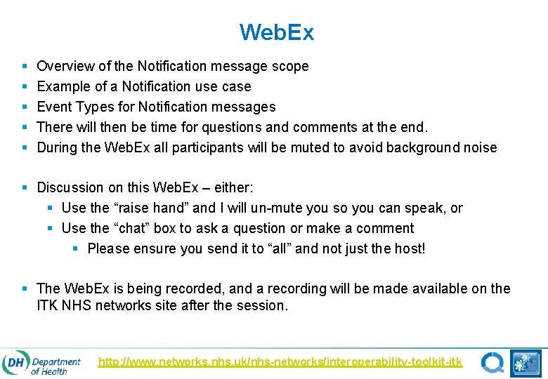 Web. Ex § § § Overview of the Notification message scope Example of a