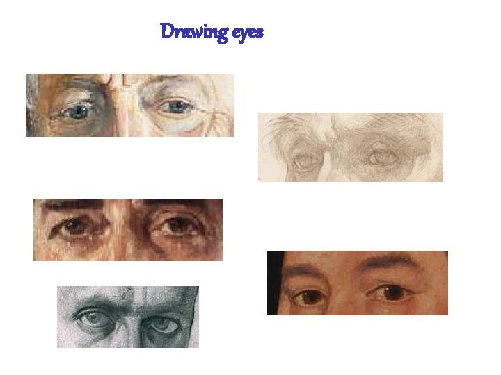 Drawing eyes Drawing eyes