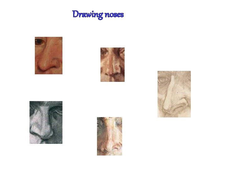 Drawing noses Drawing noses