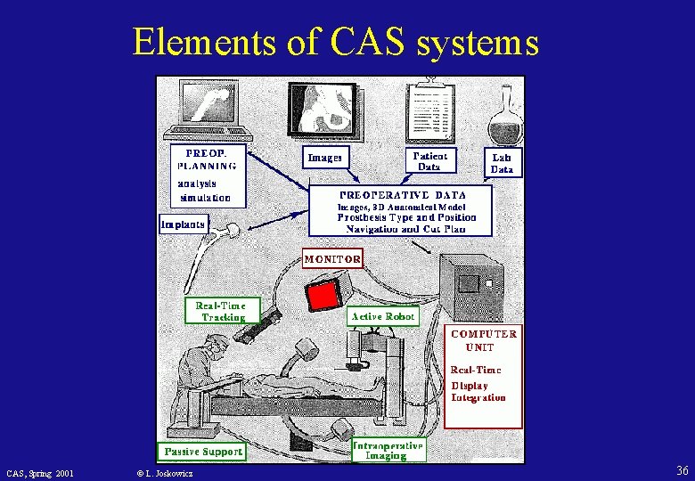 Elements of CAS systems CAS, Spring 2001 © L. Joskowicz 36 