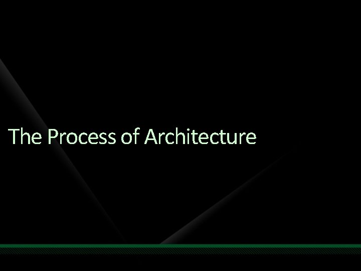 The Process of Architecture 