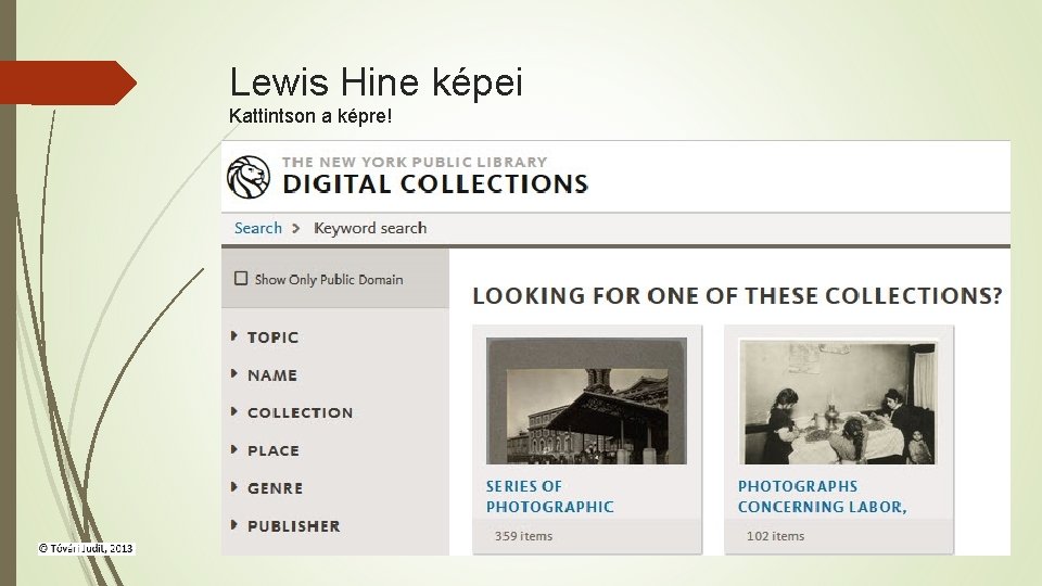 Lewis Hine képei Kattintson a képre! 