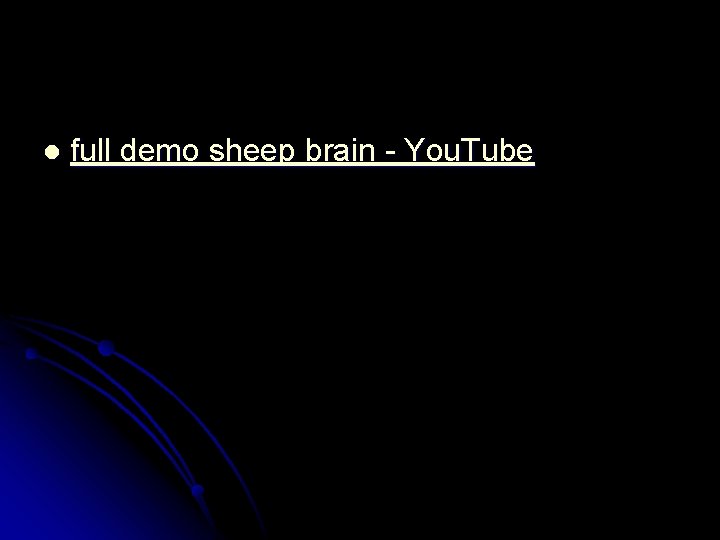 l full demo sheep brain - You. Tube 