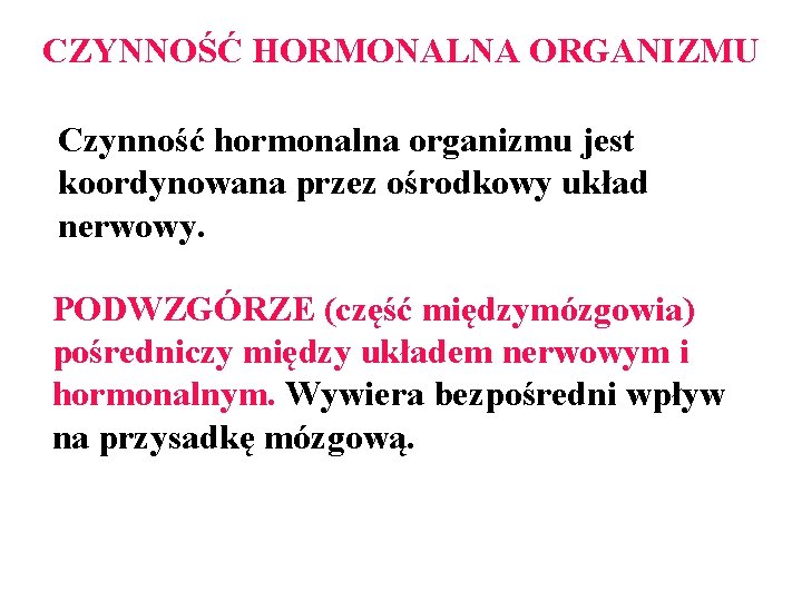 UKAD HORMONALNY budowa i funkcje https epodreczniki plaukladhormonalnyD