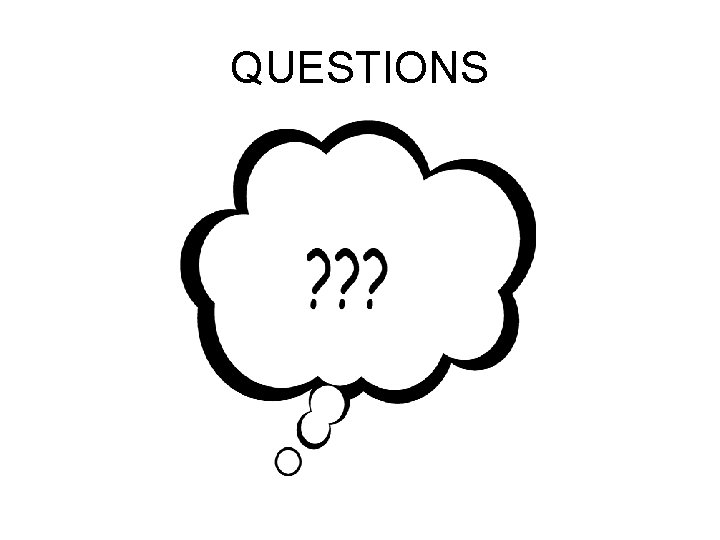 QUESTIONS QUESTIONS
