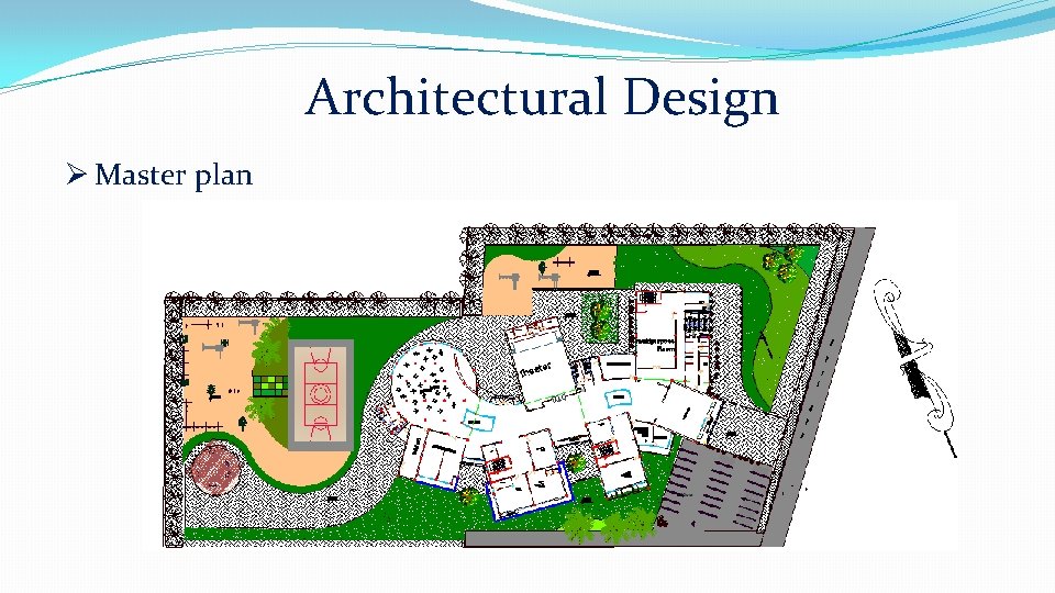 Architectural Design Ø Master plan 