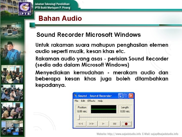 Bahan Audio Sound Recorder Microsoft Windows 