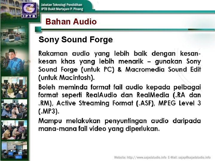 Bahan Audio Sony Sound Forge 