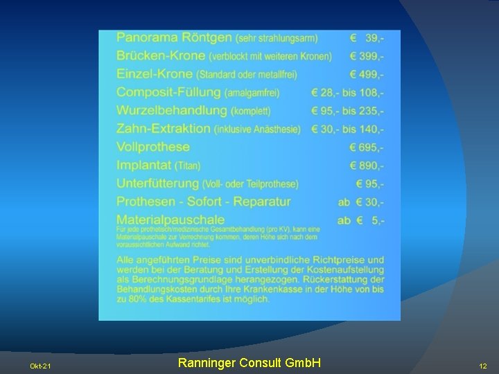 Okt-21 Ranninger Consult Gmb. H 12 