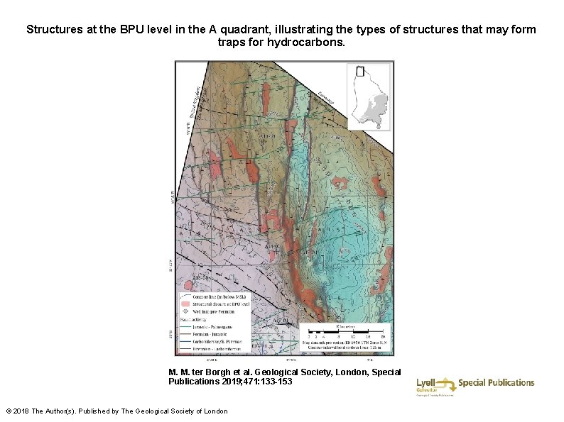 Structures at the BPU level in the A quadrant, illustrating the types of structures