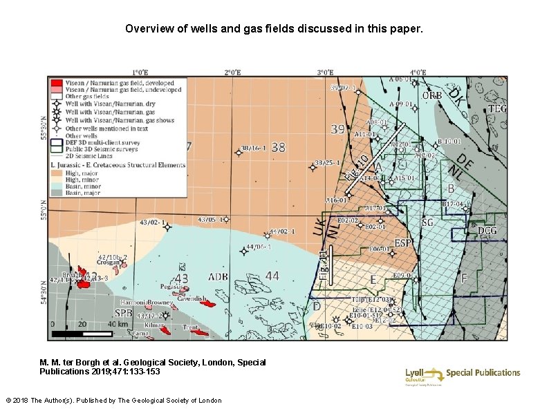 Overview of wells and gas fields discussed in this paper. M. M. ter Borgh