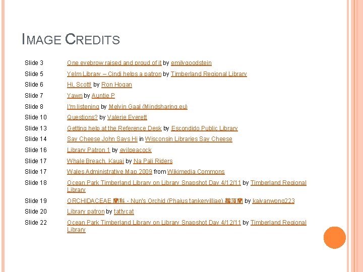 IMAGE CREDITS Slide 3 One eyebrow raised and proud of it by emilygoodstein Slide