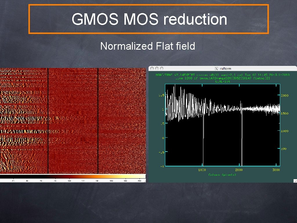 GMOS reduction Normalized Flat field 
