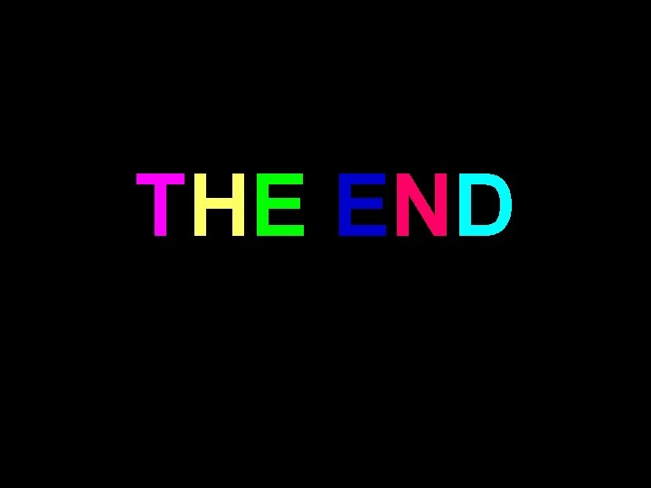 THE END 