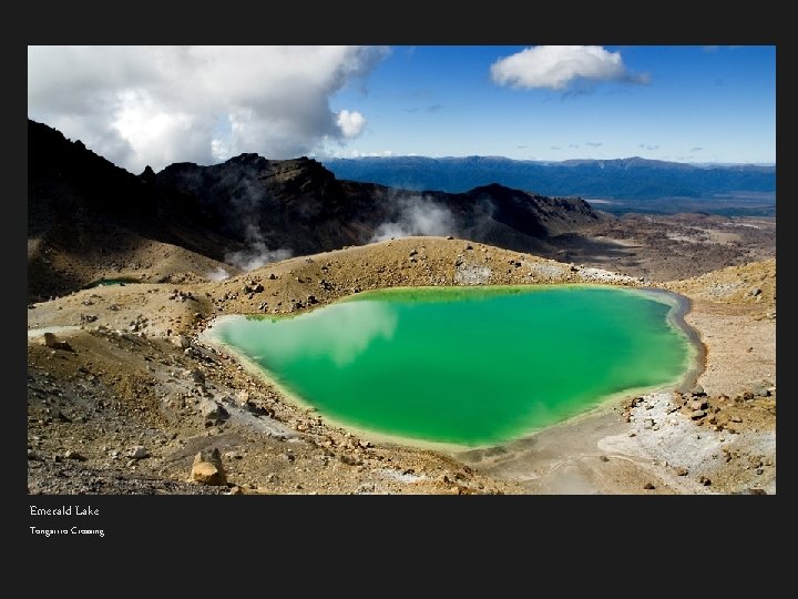 Emerald Lake Tongariro Crossing 