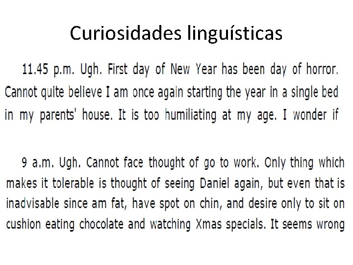 Curiosidades linguísticas 