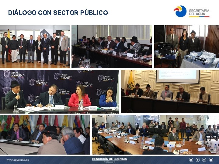 DIÁLOGO CON SECTOR PÚBLICO 