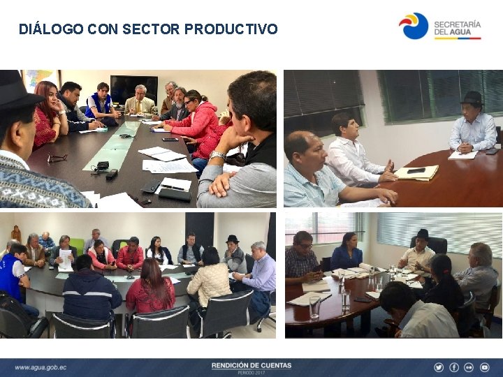 DIÁLOGO CON SECTOR PRODUCTIVO 