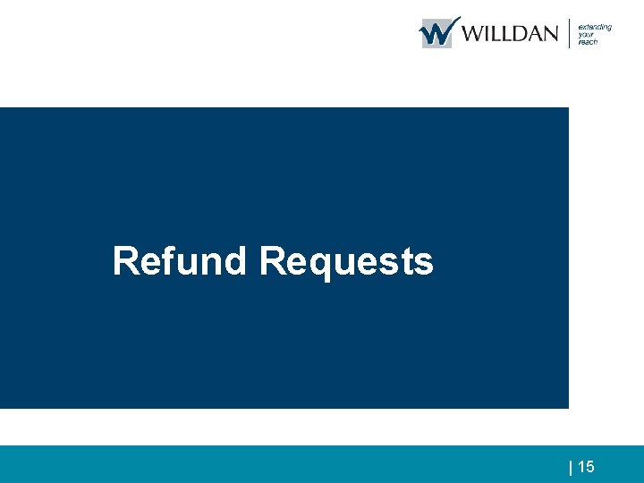 Refund Requests Continuing Disclosure Issues – Material Events|| 15 